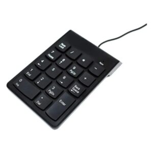 Mini Teclado Numérico Usb Com Fio 18 Teclas Notebook Pc