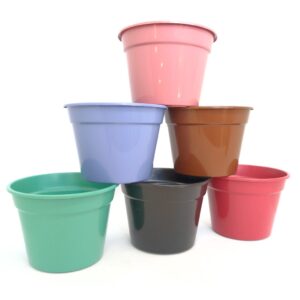 Kit 30 ou 50 Vasos Coloridos 480ml Para Suculentas e Cactos