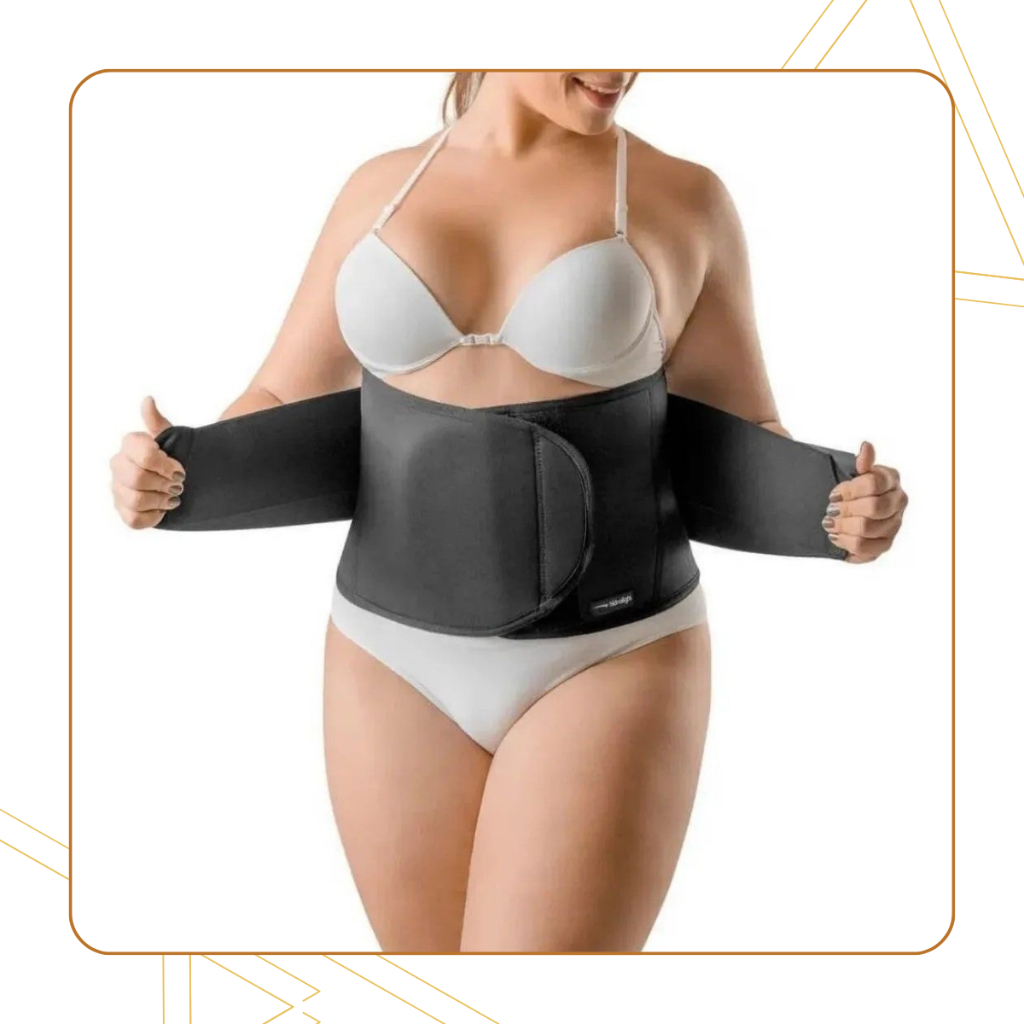 cinta abdominal modeladora fitness resistente pronta entrega