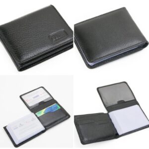 Carteira Masculina Couro Slim Pequena Executiva de Bolso