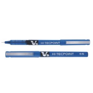 Caneta Hidrográfica Hi-Tecpoint V5 0.5mm (Azul e Preto) – Pilot