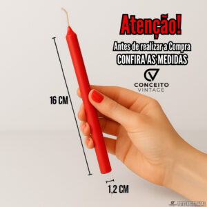 Kit 50 Velas Palito Coloridas e Bicolor 16 Cm