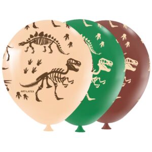 Balão Bexiga Temático 11″ Dinossauros Sortidos  – 25 Unidades – Art Latex