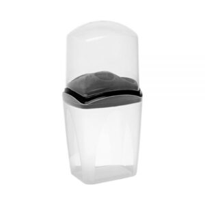 Porta Escova De Dente De Plástico 5 Repartições Com Tampa