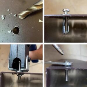 M4 M5 M6 M8 Porcas De Macaco/Metal Para Carros Ferro Rebites Requintados/Acessórios Ferramentas De Reparo Automotivo Trava De Parede Oca/Placa Fixa