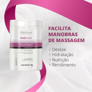 Creme UltraDeslizante VitaDerm 1Kg