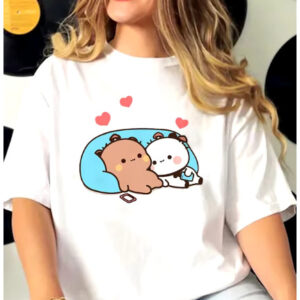 Camiseta Premium BuBu e DuDu Love Casal Estampas Variadas Plus Size 100%Algdodao 30.1 Envio Imediato