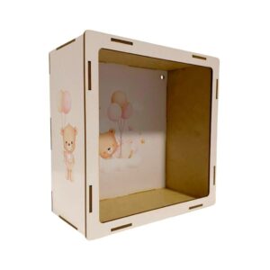 Kit 3 Nichos Quadrado Organizador Decoração Quarto Bebê P, M, G