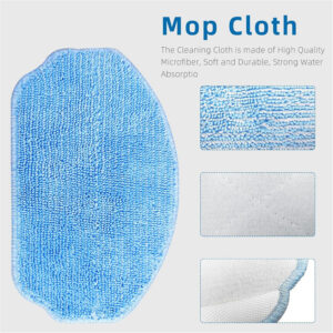 Para VCR04W Robô Aspirador De Pó Peças Lavável Escova Lateral Filtro Hepa Pano Mop