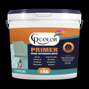 Primer Promotor Aderência CRCOLOR Cerâmicas Porcelanato Piso Primer Universal 1kg Autonivelante