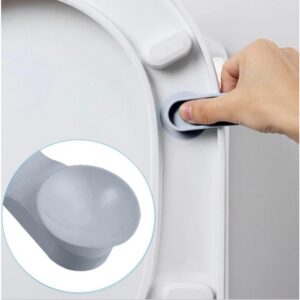Alça para Levantar Tampa Vaso Sanitário Super Higiênica Com Ventosa Dispensa Furos e Adesivos Versátil CK5400