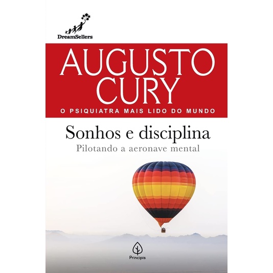Livros Augusto Cury Superação + Sonhos e Disciplina + Autocontrole + Lidere sua mente