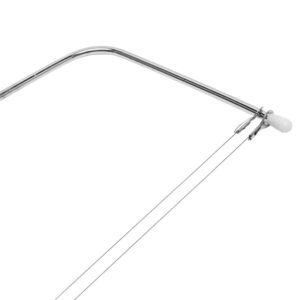 Nivelador e cortador de bolos em camadas com fio duplo 31.5 cm