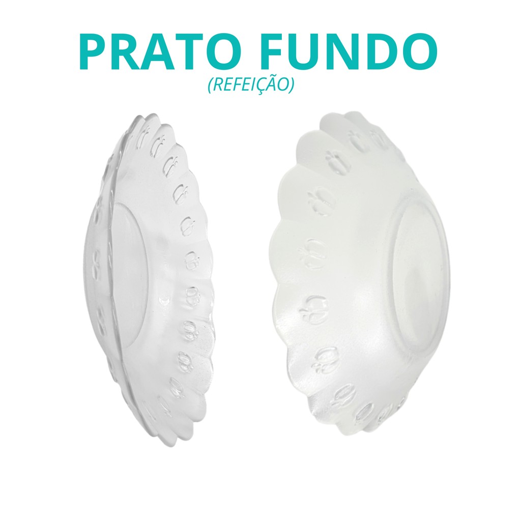 Aparelho de Jantar 16 Peças Jogo de Pratos e Copos em Vidro Decorado Maçã