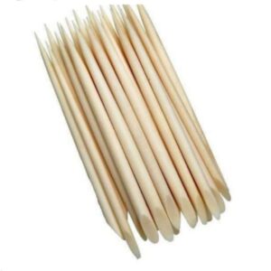 Kit Lixa mini C100 unid + Palito pinho c/100 und para manicure