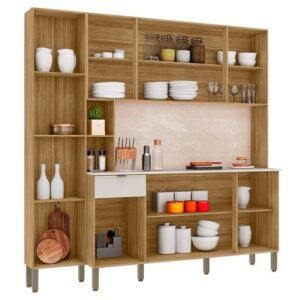 Kit Cozinha Pulse Freijó Soft – Kits Paraná