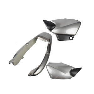 Rabeta + Tampa Lateral (par) Prata Titan 125 2000 até 2004