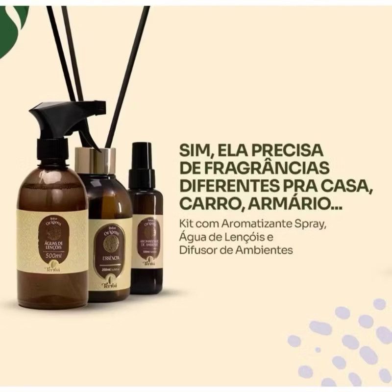 Kit 2 Frangancias Aromatizante cheirinho Borrifador Aromatizador Perfume Revenda