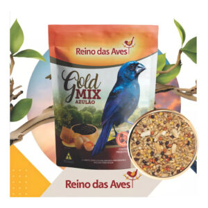 Kit 5un Azulão Gold Mix 500g – Reino Das Aves