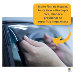 Calha De Chuva Ecoflex Fiat Uno 2 Portas Exceto Fire