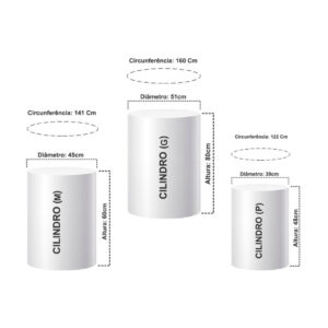 Kit Capas Painel Redondo E Capas De Cilindro Sublimados Decoração Tema Raio De Sol