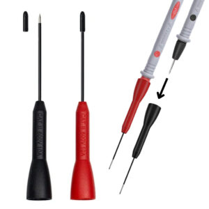 Kit Cabos de Teste Ponta Tradicional CATIII 1000V 10A+ Par de Ponta Agulha 1mm para Multimetro CATII 600V 10A