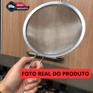 Peneira + Ralador Inox 4 Faces Multiuso | Utensílios de Cozinha para Casa e Restaurante