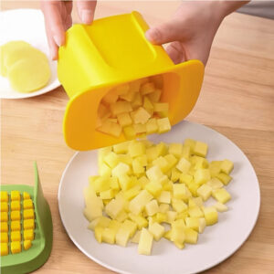Cubos E Corte Artefato Multifuncional Aço Inoxidável  Vegetal Pepino Batatas Acessórios De Cozinha