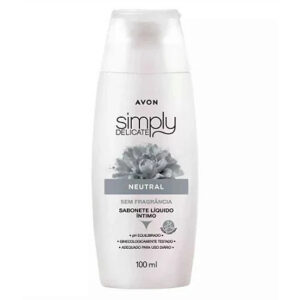 Sabonete Líquido Íntimo Simply Delicate Neutral Avon 100ml