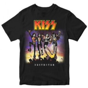 Camiseta Kiss Destroyer Camisa Blusa Unissex Algodão 30.1