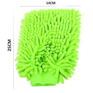 Conjunto Esponjas Com Pegadores 22×10.5×5.5Cm Para Lavar E Limpeza Para Carros Luvas Microfibra