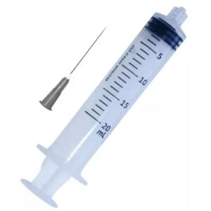 SERINGA 20ML AGULHA 22G 1 (25X0,70MM) LUER LOCK CX COM 50UN