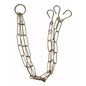 Kit 6 Correntes para pendurar vasos de plantas pra Decoração de Jardim 44cm 54cm 64cm 74cm 84cm