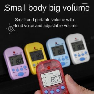 Metrônomo De Bolso Com Clipe KIDST , Mini Saída De Fone De Ouvido LCD , Digital Leve Beat Tempo