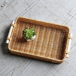 Bandeja Multiuso Tecida para Café, Chá, Lanches e Condimentos na Cozinha