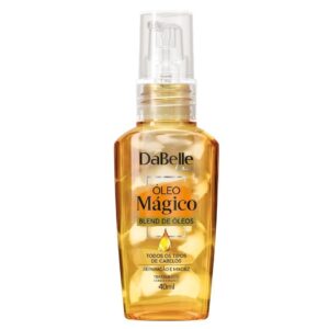 Óleo Reparador de Pontas Mágico Dabelle Hair Argan Blend de Óleos Nutrição Brilho Maciez Vegano 40ml