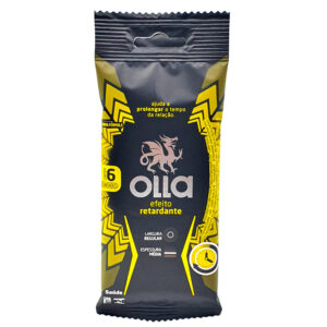 Preservativo com Efeito Retardante – Olla Prolong | 6 Unidades