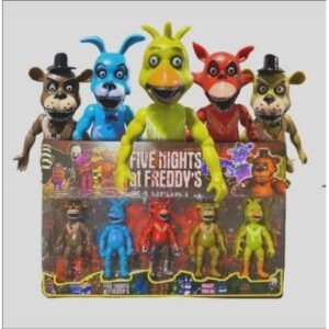 Brinquedo Colecao Kit 5 Bonecos Five Nights At Freddy’s – Five