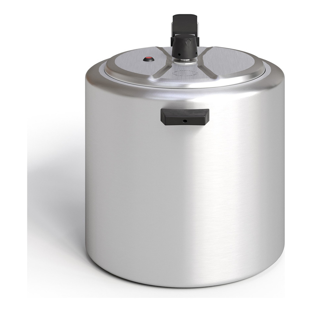 Panela Pressão 7L Grande Alumínio Polido Fechamento Interno Baquelite Cozinha Segura Resistente