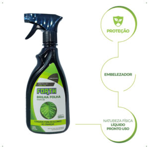 Kit com 2 Forth Brilha Folha Embelezador Natural para Plantas