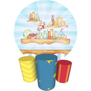 Trio Capas Cilindro + Painel 1,50m Brinquedos