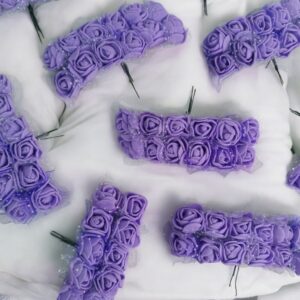 Mini Flor Rosa Florezinhas de EVA C/144 Peças Artesanato Lembrancinha Buquê – CR6745