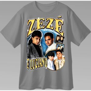 Camisa Camiseta Unisex Zezé De Camargo Em Algodão Novo !