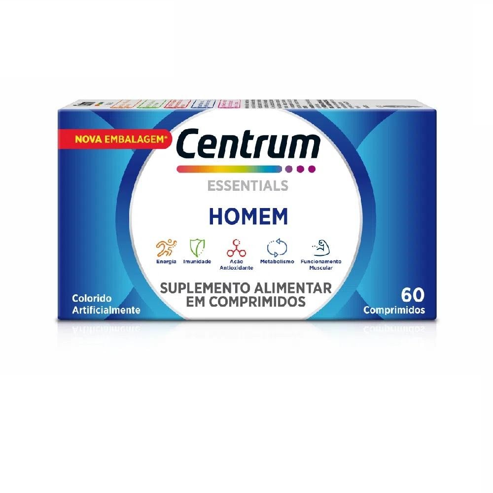 Centrum Essentials Homem De A A Zinco Com 60 Comprimidos