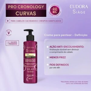 Creme de Pentear Definição Pro Cronology Curvas 300ml Eudora