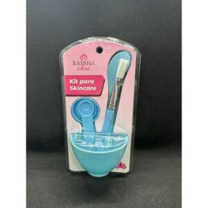 Conjunto Para Skin Care Pote Colher Pincel Espátula