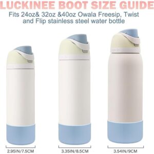 Bota de silicone para garrafa de água  24oz 32oz 40oz Capa protetora antiderrapante Protetor de para-choque