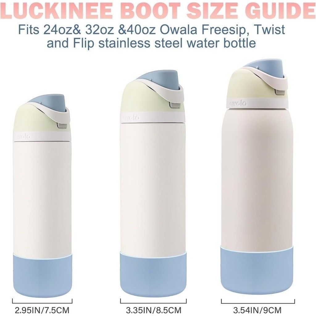 Bota de silicone para garrafa de água 24oz 32oz 40oz Capa protetora antiderrapante Protetor de para-choque