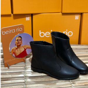 Bota Botinha Beira Rio Feminina Macia E Confortável