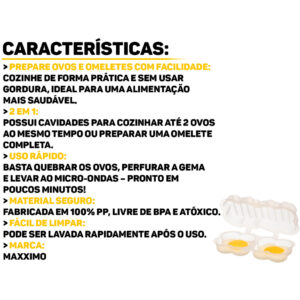 Omeleteira Portátil Dupla Micro-Ondas Forma Para Cozinhar Fritar Ovos Omelete Sem Óleo Dieta Fitness